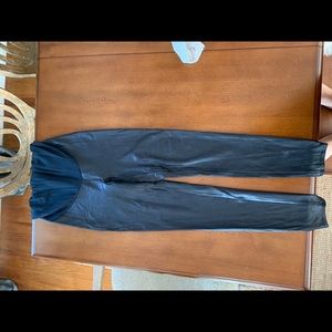 Spanx faux leather maternity leggings